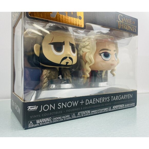 Funko Vynl Game of Thrones Jon Snow & Daenerys Targaryen Vinyl Figure 4'' - Picture 9 of 11